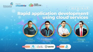 Rapid application development using cloud services
