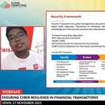 Webinar Ensuring Cyber Resilience in Financial Transactions - Farchan Nuary