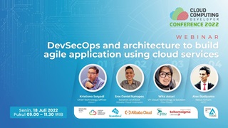 DevSecOps and architecture to build agile application using cloud services