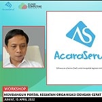 Founder AcaraSeru Alex Budiyanto Memaparkan Layanan AcaraSeru